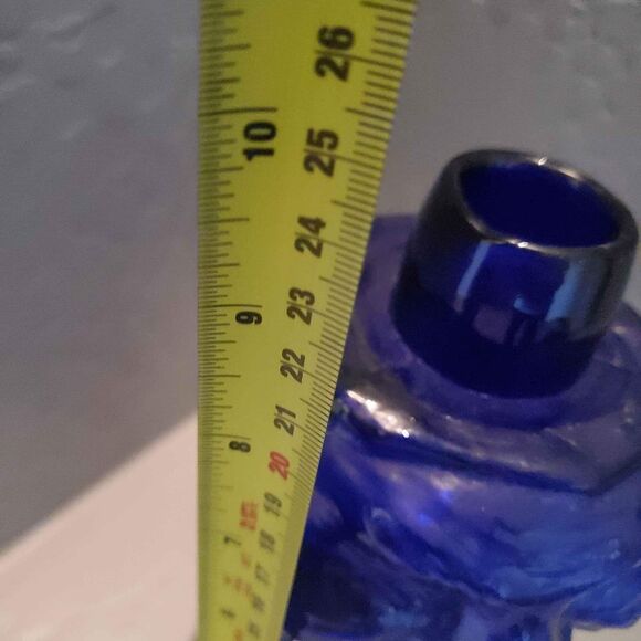 WC cobalt blue decanter 9 inch - Picture 4 of 4